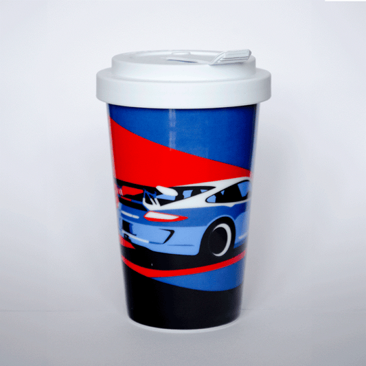 Porsche 911 GT3 RS Coffee 2 Go Mug designed by B.A.V.Z.