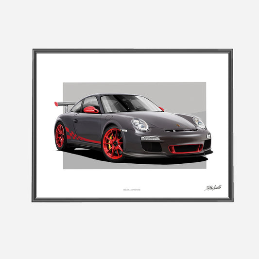 Poster | Porsche 997 GT3 RS - 40x30 cm